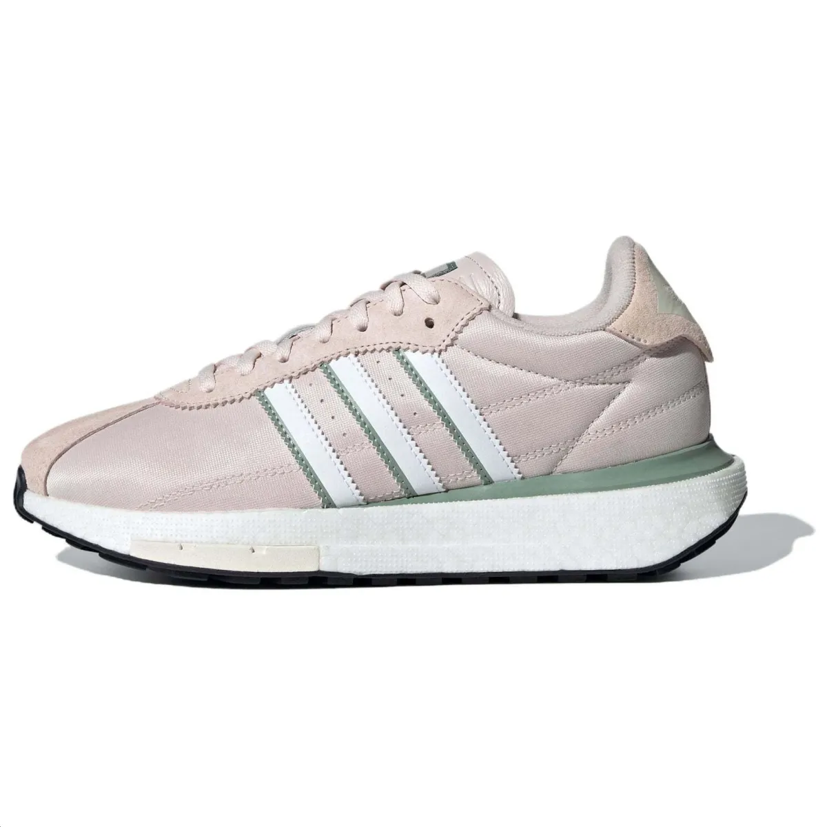 Adidas Originals COUNTRY BOOST Comfortable Slip Resistant Low top Casual Shoes Women's Pink White