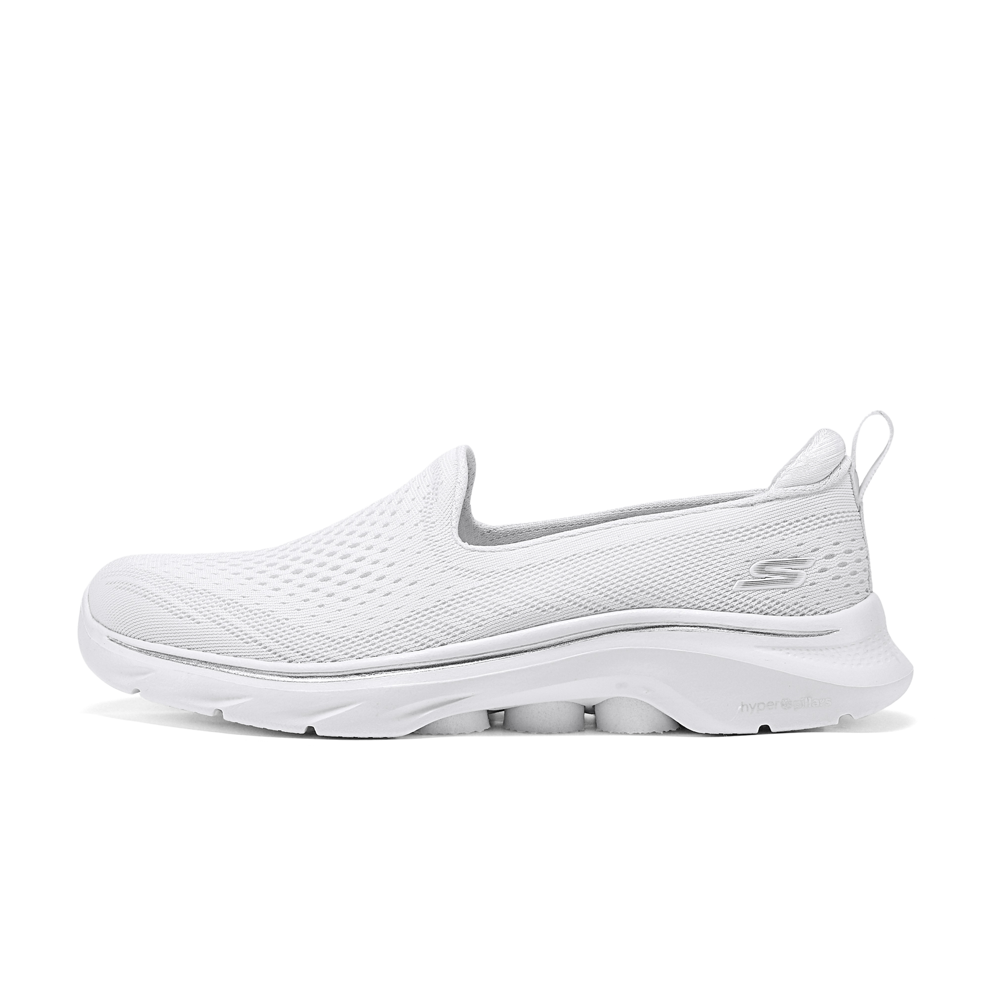 Skechers Women’s GO WALK Mesh Abrasion Resistant Low top Casual Shoes Women’s White