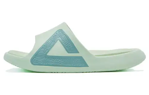 PEAK State Extremely Large Triangle 1.0 Comfortable And Trendy Slide Slippers Men's Crystal Green