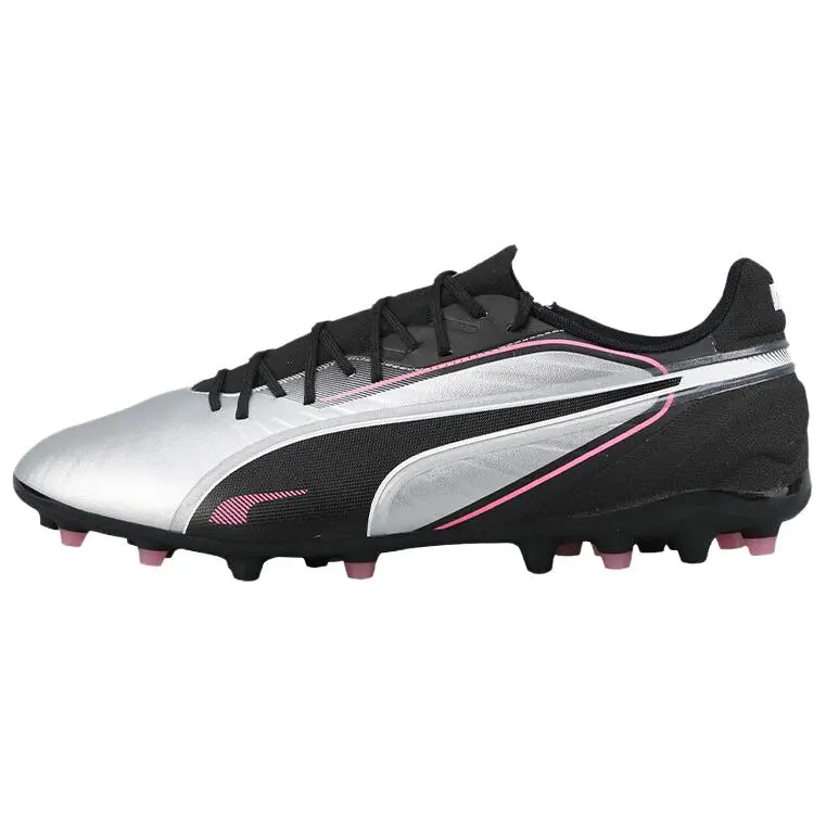 PUMA KING MATCH Soccer Shoes Unisex Silver Gray