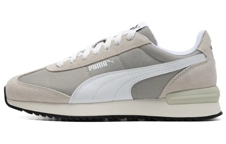 PUMA R78 Nylon Low top Casual Shoes Unisex Gray White