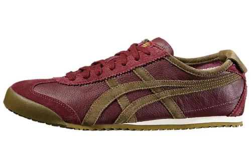 Onitsuka Tiger MEXICO 66 Casual Shoes Unisex Low Top Burgundy