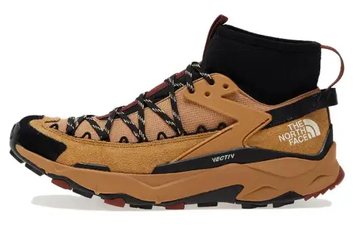 THE NORTH FACE VECTIV TARAVAL Cushioning, Wear Resistant High top Casual Shoes Unisex Beige