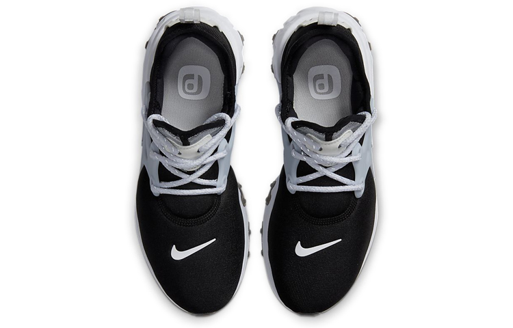 Женские кроссовки Nike React Presto (черно-белый) — фото 4
