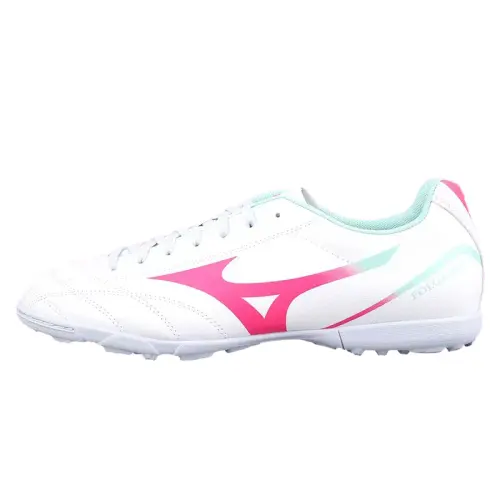 Mizuno AG Artificial Ground Non slip Lightweight Soccer Shoes Men's White Pink