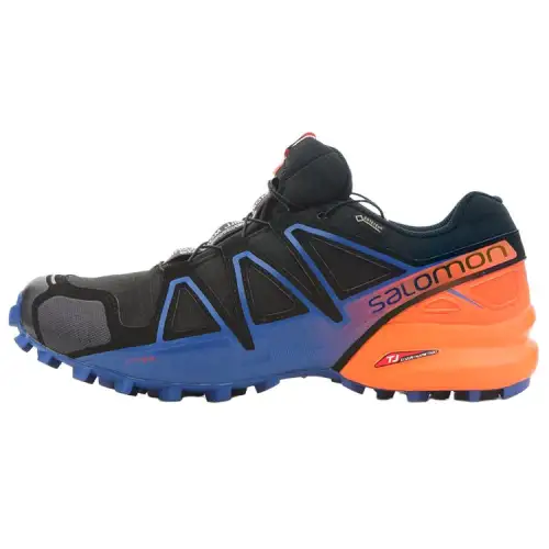 SALOMON Speedcross 4 Casual Shoes Men's Low Top Black/Blue/Orange