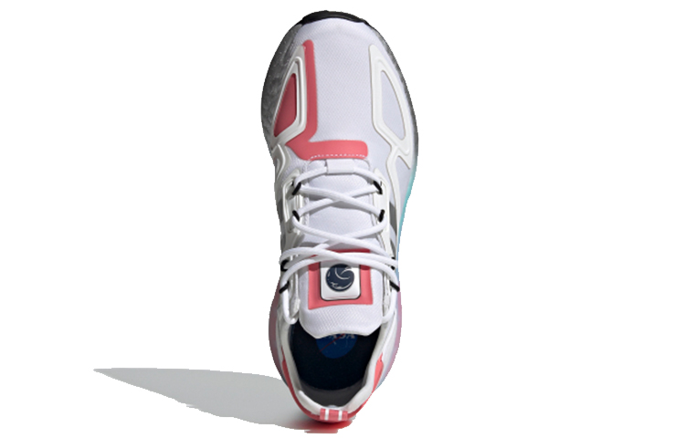 Женские кроссовки adidas Originals ZX 2K Boost (бело-серебристые) — фото 5