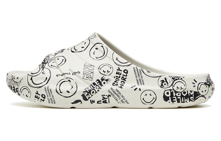 Anta C37 Series Slide Slippers Women's Black White