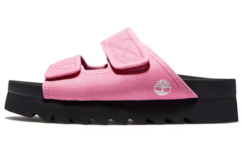 Timberland Home Rubber Sole Slip Resistant Slide Slippers Women's Pink