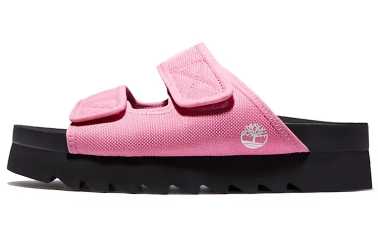 Timberland Home Rubber Sole Slip Resistant Slide Slippers Women's Pink