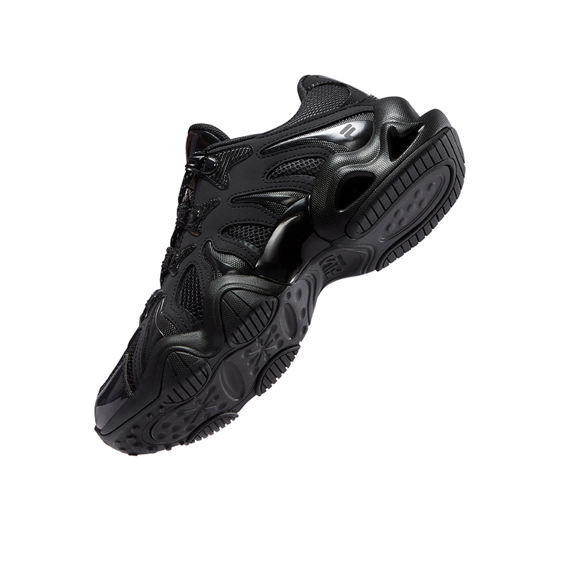 Женские кроссовки Fila Fusion Jagger 2050 (черные) — 骏马黑 — фото 5