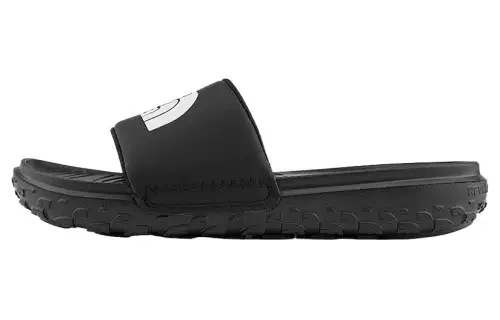 THE NORTH FACE NEVER STOP EVA Slip Resistant Abrasion Resistant Slide Slippers Men's Black White Asian Version