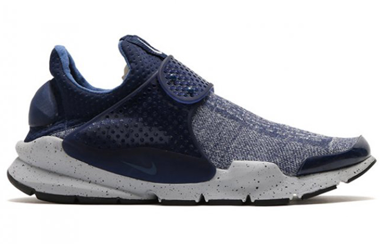 Кроссовки Nike Sock dart SE Premium (серо-синие) — 藏蓝色 — фото 3