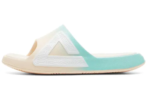 PEAK Slide Slippers Women's Desert Pink Light Sour Green