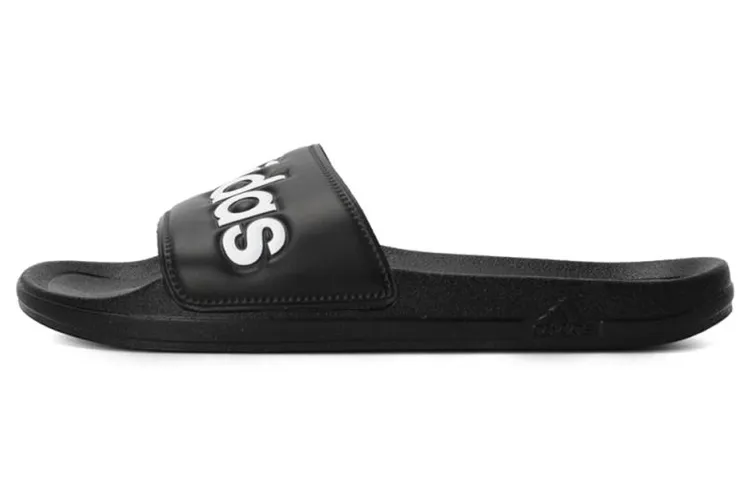 Adidas Laoxo Black White Slippers 'Black White'