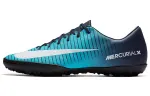 Nike Soccer Shoes Men's Low Top Black/Blue