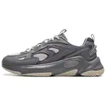 Li Ning Abrasion Resistant Slip Resistant Low top Casual Shoes Men's Gray