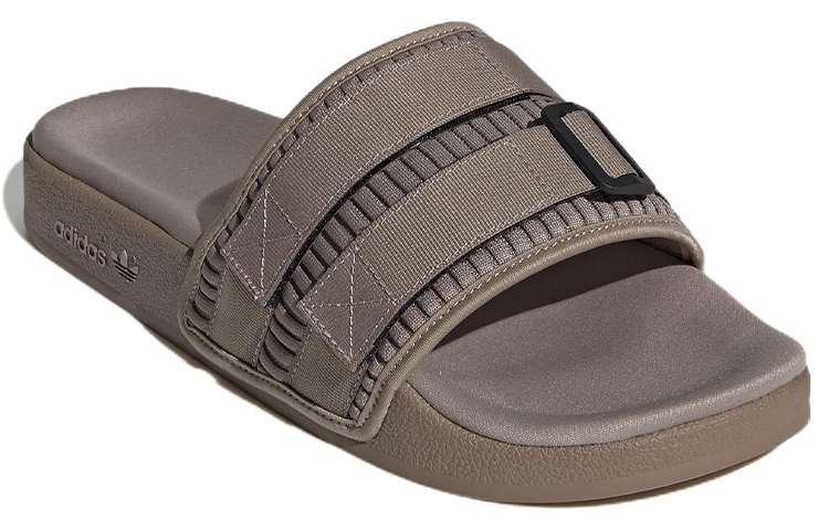 Шлепанцы adidas originals Adilette 2.0 (коричневые) — фото 3