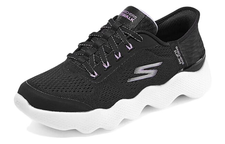 Skechers Go Walk Massage Fit ‘Black Lavender’ Women’s