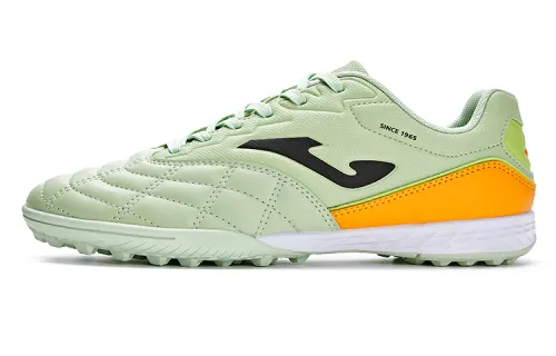 Joma Comfortable Round Toe TF Turf Firm Ground Slip Resistant Abrasion Resistant Soccer Shoes Men's Light Green