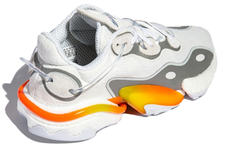Кроссовки adidas originals Torsion (бело-серо-оранжевые) — фото 4