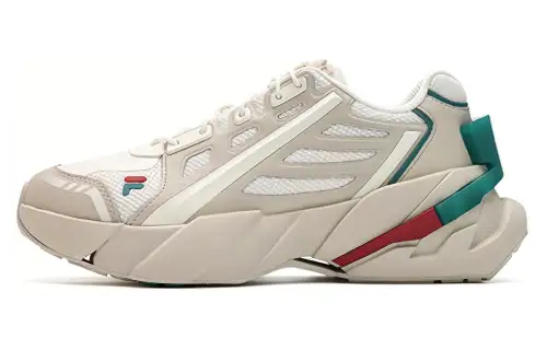 FILA FUSION TI 22 TPU Cushioning Abrasion Resistant Support Low top Casual Shoes Women's White