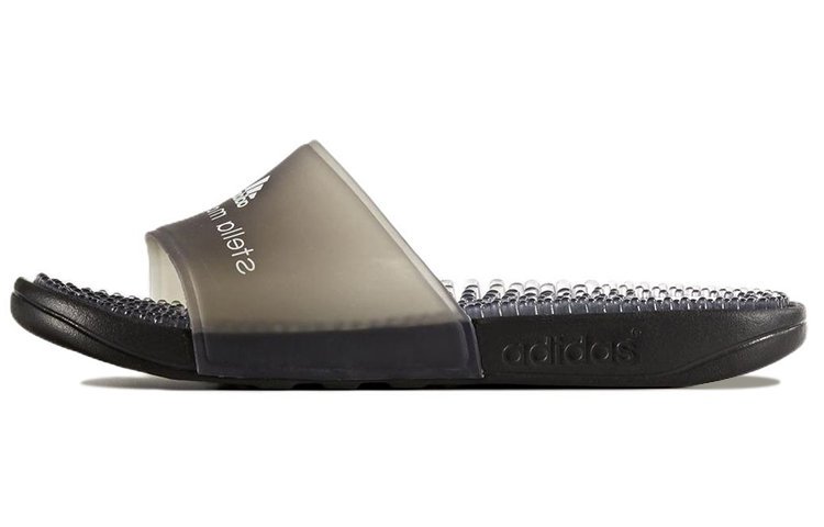 Adidas Adissage X Stella McCartney 'Black Gray' Women's