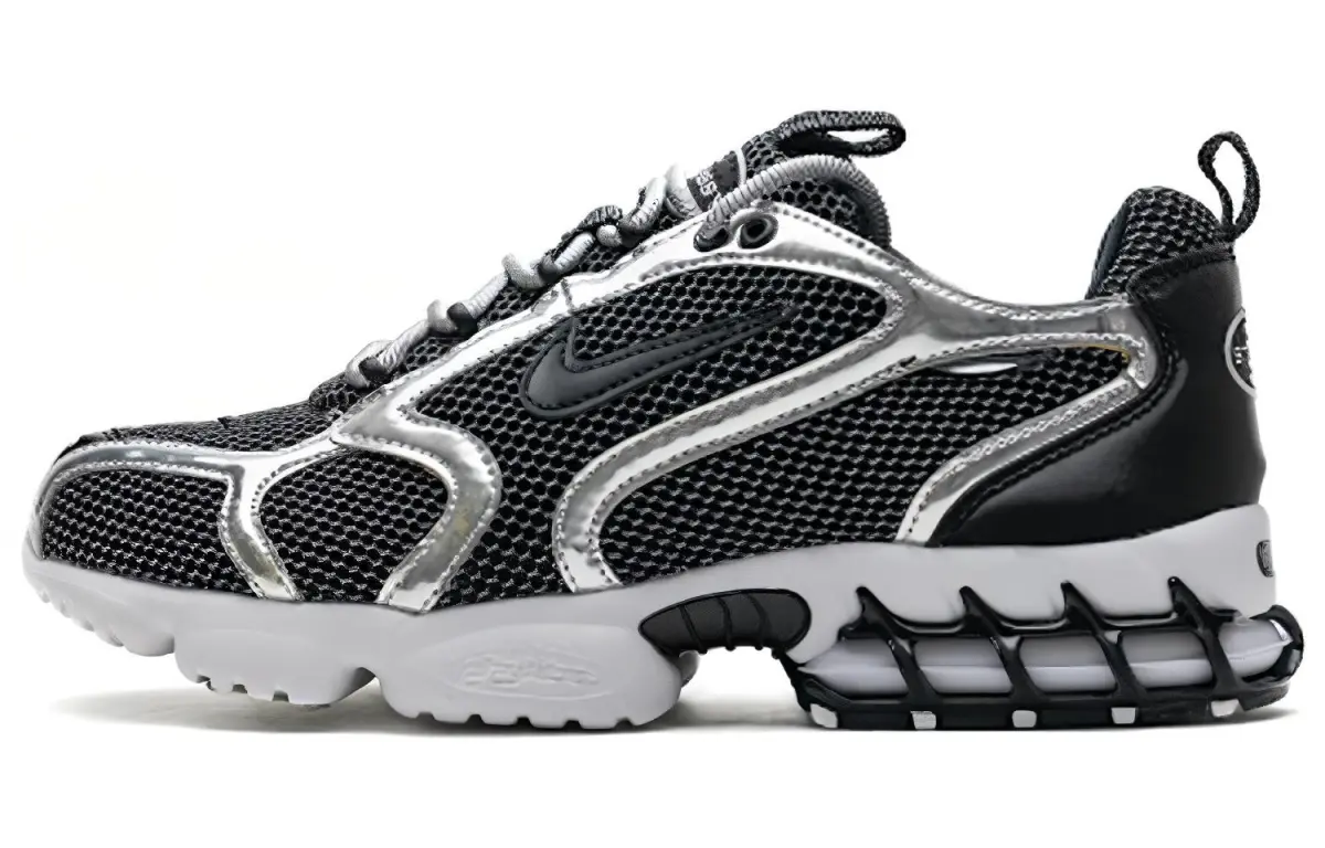Nike X Stussy Air Zoom Spiridon Caged 2 'Pure Platinum'