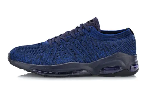 Li Ning Fabric Cushioning Slip Resistant Abrasion Resistant Breathable Lightweight Coverage Low top Casual Shoes Unisex