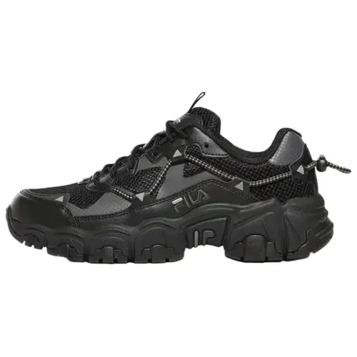 FILA Fluid Abrasion Resistant Low top Casual Shoes Unisex Black