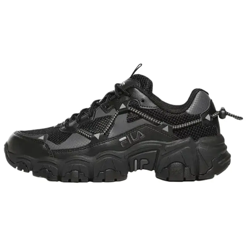 FILA Fluid Abrasion Resistant Low top Casual Shoes Unisex Black