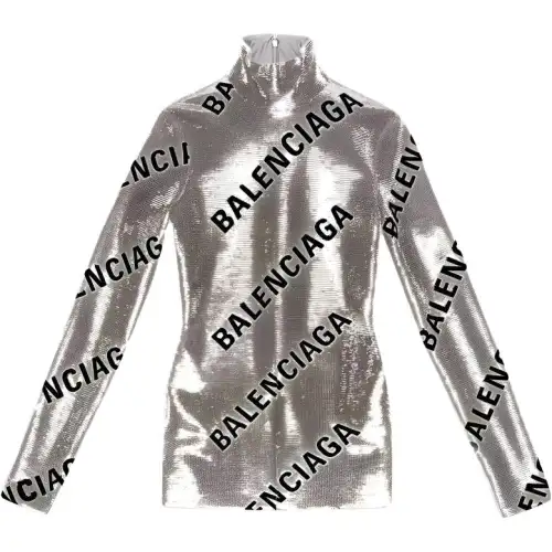 【Previous Season】logo-print sequin mini dress