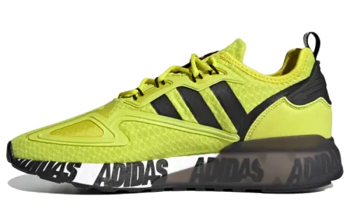 Adidas Zx 2K Boost 'Bold Logo Graphic - Acid Yellow'