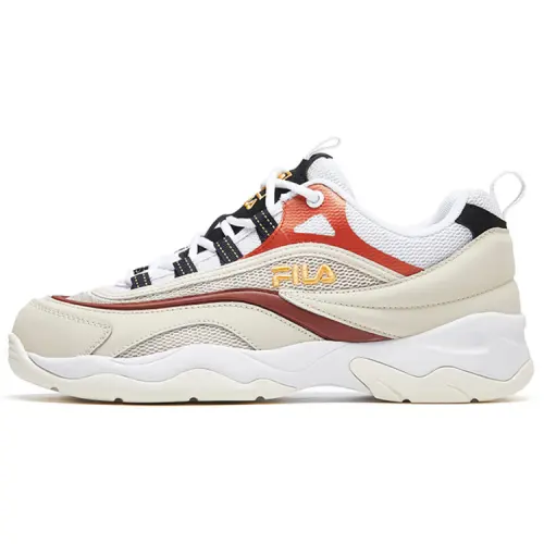 FILA Ray Vintage Abrasion Resistant Low top Sports Casual Shoes Men's Light Khaki