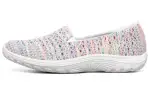 Skechers Reggae Fest Mesh, Textile Low top Casual Shoes Women's White Multicolor