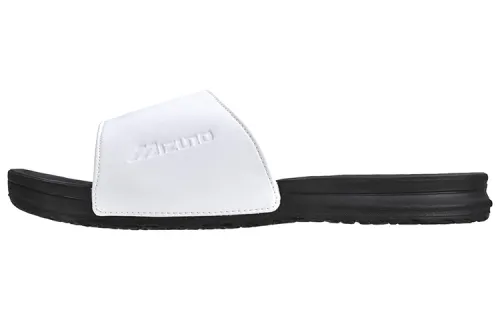 Mizuno Slide Slippers Unisex White/Black