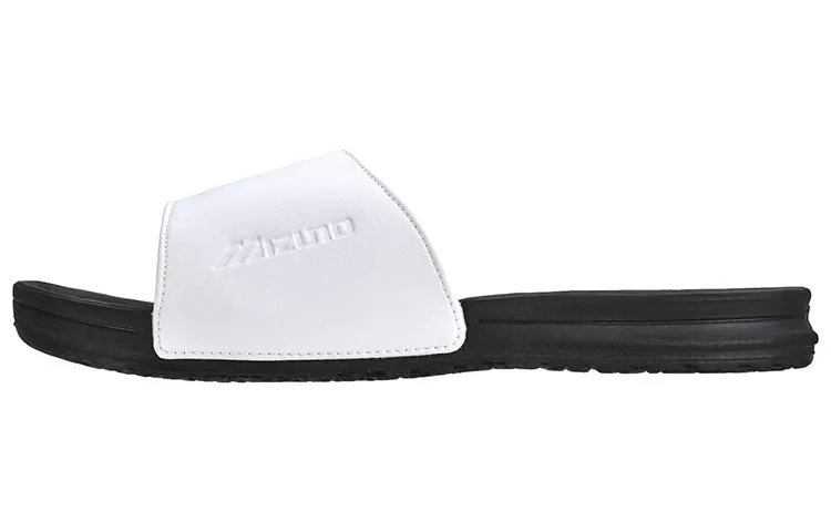 Mizuno Slide Slippers Unisex White/Black