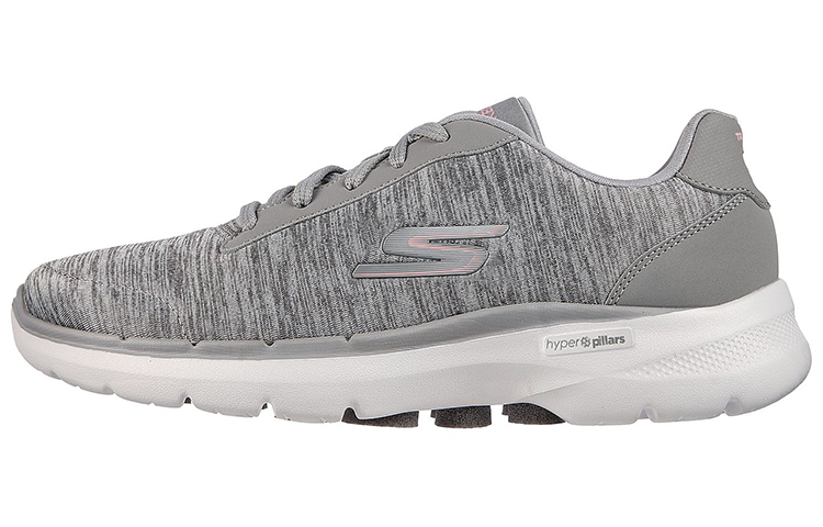 Skechers Skechers Go Walk 6 - Magic Melody Comfortable Sports Low-top Lifestyle Shoes Women's Gray