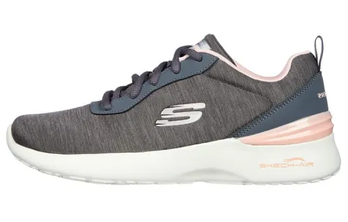 Skechers SKECH AIR Casual Shoes Women's Low Top Gray/Pink