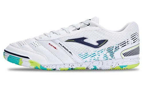 Joma IC/in Slip Resistant Abrasion Resistant Slip Resistant Abrasion Resistant Soccer Shoes Men's White