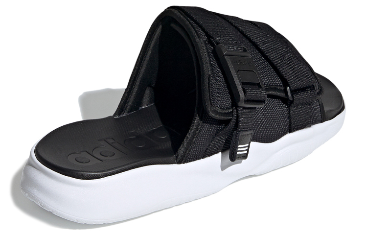 Шлепанцы adidas neo UTX Sandal (черно-белый) — фото 4