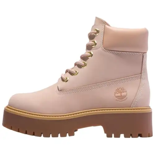 Timberland Stone Street Knee High Combat Boots Women's Brown