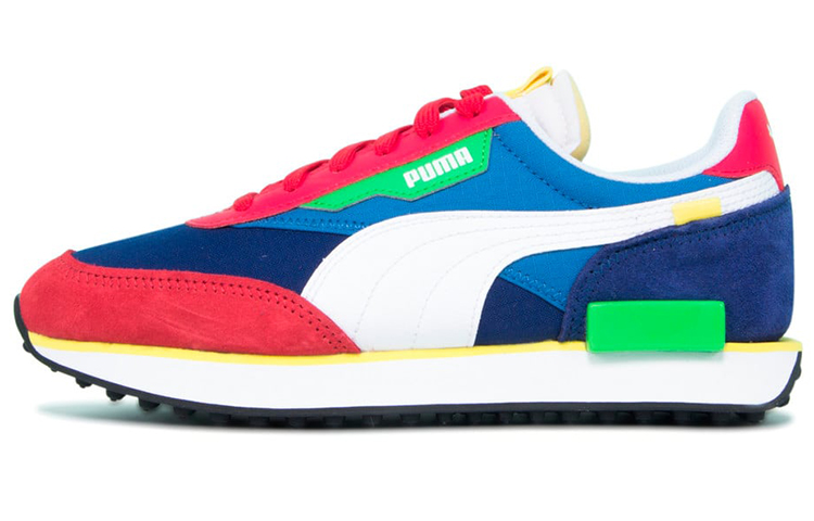 PUMA Future Rider Play On Low top Casual Shoes Unisex Blue Red White