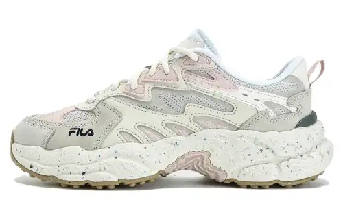 FILA Fern Sneakers Cushioning Slip Resistant Abrasion Resistant Low top Casual Shoes Women's Pink
