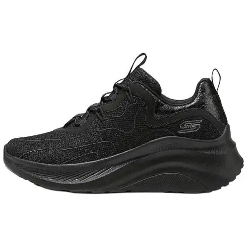 Skechers Bob's Breathable Height Increasing Breathable Height Increasing Low top Casual Shoes Women's Black
