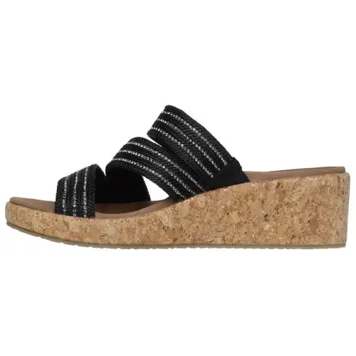Skechers ARCH FIT BEVERLEE Slide Slippers Women's Black