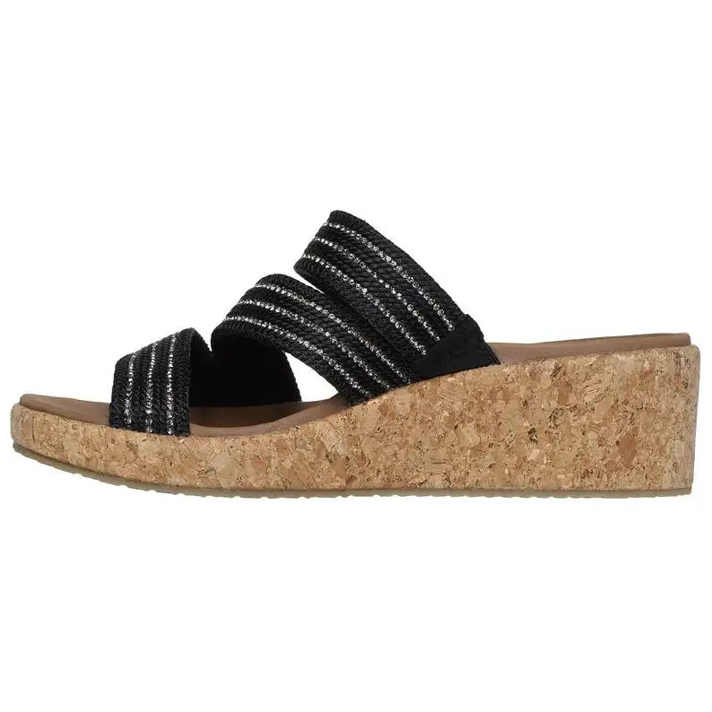 Skechers ARCH FIT BEVERLEE Slide Slippers Women's Black