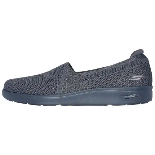 Skechers Arch Fit Low top Casual Shoes Women's Gray Blue