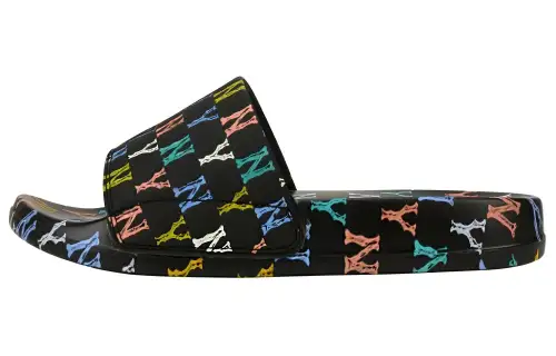 MLB MONOGRAM Quiet Slide Slippers Unisex Black