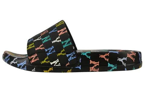 MLB MONOGRAM Slide Slippers Unisex Black
